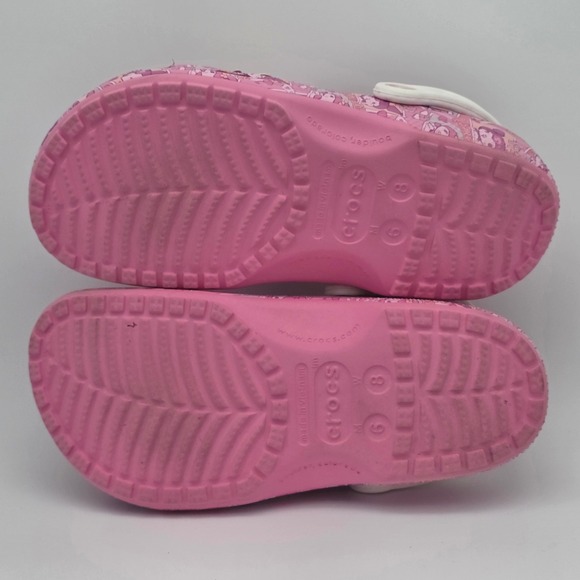 Crocs Hello Kitty Sanrio Clogs Womens 8 Pink Kawaii Jibbitz Limited Edition - Picture 11 of 11